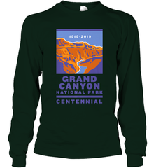 Grand Canyon National Park Centennial Logo Long Sleeve T-Shirt Long Sleeve T-Shirt - jonhlittlestore88