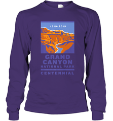 Grand Canyon National Park Centennial Logo Long Sleeve T-Shirt Long Sleeve T-Shirt - jonhlittlestore88