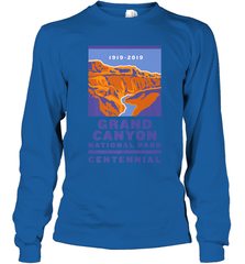 Grand Canyon National Park Centennial Logo Long Sleeve T-Shirt Long Sleeve T-Shirt - jonhlittlestore88