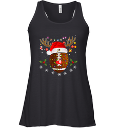 NFL Washington Redskins Football Reindeer Antlers Christmas Funny Gift Women's Racerback Tank