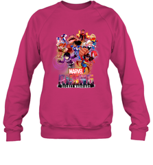 Marvel Rising Secret Warriors Hero Action Pose Collage Crewneck Sweatshirt Crewneck Sweatshirt - jonhlittlestore88