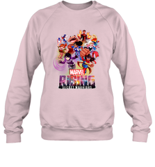 Marvel Rising Secret Warriors Hero Action Pose Collage Crewneck Sweatshirt Crewneck Sweatshirt - jonhlittlestore88