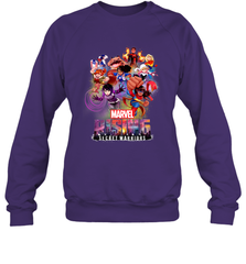 Marvel Rising Secret Warriors Hero Action Pose Collage Crewneck Sweatshirt Crewneck Sweatshirt - jonhlittlestore88