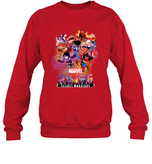 Marvel Rising Secret Warriors Hero Action Pose Collage Crewneck Sweatshirt Crewneck Sweatshirt - jonhlittlestore88