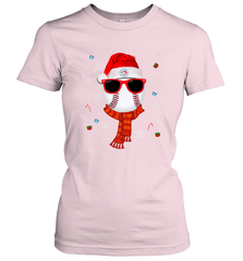 Toronto Blue Jays LogoChristmas Baseball Player Glasses Santa Hat Pajama Gift Women's T-Shirt Women's T-Shirt - jonhlittlestore88