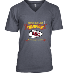 NFL Kansas City Chiefs Pro Line by Fanatics Super Bowl LIV Champions Men's V-Neck Men's V-Neck - jonhlittlestore88