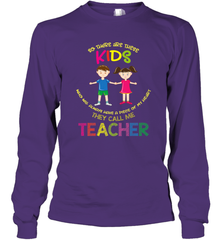 They Call Me Teacher School Kids Fun Appreciation Long Sleeve T-Shirt Long Sleeve T-Shirt - jonhlittlestore88