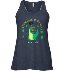 T Rex Dinosaur St. Patrick's Day Irish Funny Women's Racerback Tank Women's Racerback Tank - jonhlittlestore88