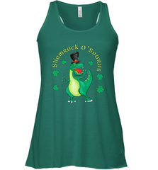 T Rex Dinosaur St. Patrick's Day Irish Funny Women's Racerback Tank Women's Racerback Tank - jonhlittlestore88