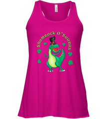 T Rex Dinosaur St. Patrick's Day Irish Funny Women's Racerback Tank Women's Racerback Tank - jonhlittlestore88