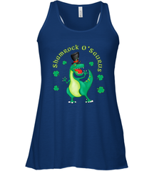 T Rex Dinosaur St. Patrick's Day Irish Funny Women's Racerback Tank Women's Racerback Tank - jonhlittlestore88