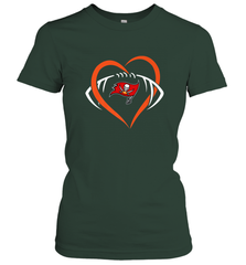 NFL Tampa Bay Buccaneers Heart Love Football Women's T-Shirt Women's T-Shirt - jonhlittlestore88