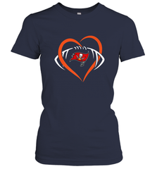 NFL Tampa Bay Buccaneers Heart Love Football Women's T-Shirt Women's T-Shirt - jonhlittlestore88