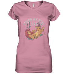 Disney Lion King Simba Living My Best Life Women's V-Neck T-Shirt Women's V-Neck T-Shirt - jonhlittlestore88