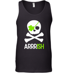 St. Patricks Day Irish Pirate Skull and Cross bones Men's Tank Top Men's Tank Top - jonhlittlestore88