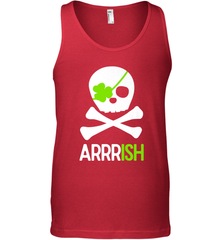 St. Patricks Day Irish Pirate Skull and Cross bones Men's Tank Top Men's Tank Top - jonhlittlestore88