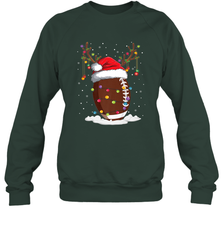 NFL Christmas Football Reindeer Funny Santa Hat Xmas Kids Gift Crewneck Sweatshirt Crewneck Sweatshirt - jonhlittlestore88