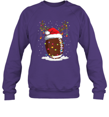 NFL Christmas Football Reindeer Funny Santa Hat Xmas Kids Gift Crewneck Sweatshirt Crewneck Sweatshirt - jonhlittlestore88