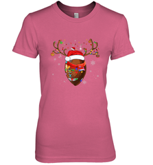 NFL Santa Hat American Football Reindeer Christmas Funny Sport Women's Premium T-Shirt Women's Premium T-Shirt - jonhlittlestore88