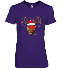 NFL Santa Hat American Football Reindeer Christmas Funny Sport Women's Premium T-Shirt Women's Premium T-Shirt - jonhlittlestore88