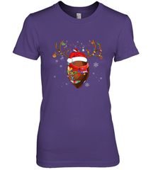 NFL Santa Hat American Football Reindeer Christmas Funny Sport Women's Premium T-Shirt Women's Premium T-Shirt - jonhlittlestore88