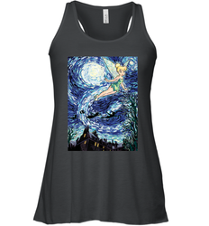 Disney Peter Pan Tinker Bell Starry Night Portrait Women's Racerback Tank