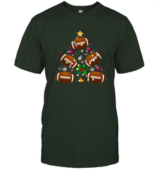 NFL Christmas Pajama Football Christmas Ornaments Tree Xmas Gift Men's T-Shirt Men's T-Shirt - jonhlittlestore88