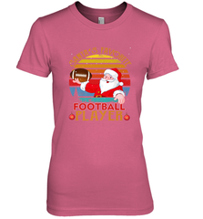 NFL Santa Favorite Football Player Funny Christmas Funny Women's Premium T-Shirt Women's Premium T-Shirt - jonhlittlestore88