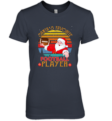 NFL Santa Favorite Football Player Funny Christmas Funny Women's Premium T-Shirt Women's Premium T-Shirt - jonhlittlestore88