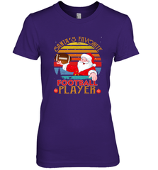 NFL Santa Favorite Football Player Funny Christmas Funny Women's Premium T-Shirt Women's Premium T-Shirt - jonhlittlestore88