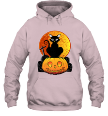 Happy Halloween Spooky Pumpkins Black Cat For Women Hooded Sweatshirt Hooded Sweatshirt - jonhlittlestore88