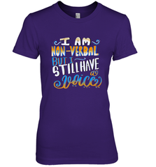 Special Needs NonVerbal Autism Awesome Women's Premium T-Shirt Women's Premium T-Shirt - jonhlittlestore88