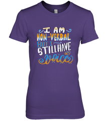 Special Needs NonVerbal Autism Awesome Women's Premium T-Shirt Women's Premium T-Shirt - jonhlittlestore88
