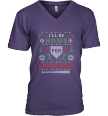 Premium Baseball Ugly Christmas Sweater Pattern Men's V-Neck Men's V-Neck - jonhlittlestore88