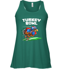 Cool Turkey Bowl _ Funny Thanksgiving Football Player Gift Women's Racerback Tank Women's Racerback Tank - jonhlittlestore88