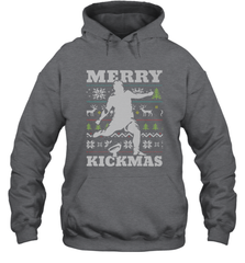NFL Football SportsTeam Kicker Kickmas Funny Ugly Christmas Xmas Hooded Sweatshirt Hooded Sweatshirt - jonhlittlestore88