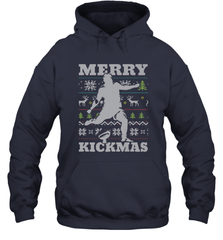NFL Football SportsTeam Kicker Kickmas Funny Ugly Christmas Xmas Hooded Sweatshirt Hooded Sweatshirt - jonhlittlestore88