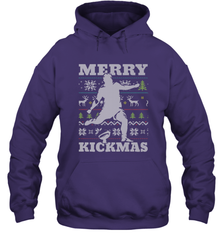 NFL Football SportsTeam Kicker Kickmas Funny Ugly Christmas Xmas Hooded Sweatshirt Hooded Sweatshirt - jonhlittlestore88