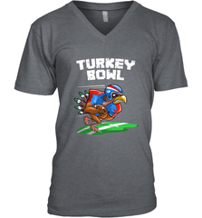 Cool Turkey Bowl _ Funny Thanksgiving Football Player Gift Men's V-Neck Men's V-Neck - jonhlittlestore88