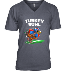Cool Turkey Bowl _ Funny Thanksgiving Football Player Gift Men's V-Neck Men's V-Neck - jonhlittlestore88
