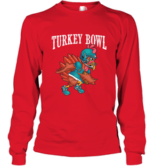 Cool Turkey Bowl _ Funny Thanksgiving Football Player Long Sleeve T-Shirt Long Sleeve T-Shirt - jonhlittlestore88