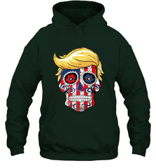 Trump sugar skull Hooded Sweatshirt Hooded Sweatshirt - jonhlittlestore88