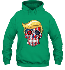 Trump sugar skull Hooded Sweatshirt Hooded Sweatshirt - jonhlittlestore88