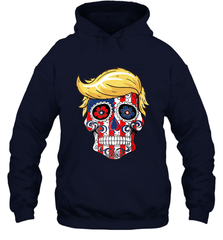 Trump sugar skull Hooded Sweatshirt Hooded Sweatshirt - jonhlittlestore88