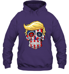 Trump sugar skull Hooded Sweatshirt Hooded Sweatshirt - jonhlittlestore88