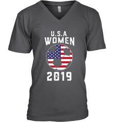 USA United States Women 2019 Soccer US Futbol Men's V-Neck Men's V-Neck - jonhlittlestore88