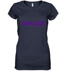 Full Frontal with Samantha Bee Purple Logo Women's V-Neck T-Shirt Women's V-Neck T-Shirt - jonhlittlestore88