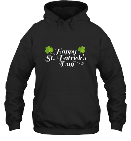 Shamrock Happy St patrick's Shirt for men and women (2) Hooded Sweatshirt Hooded Sweatshirt / Black / S Hooded Sweatshirt - jonhlittlestore88