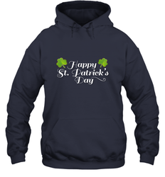 Shamrock Happy St patrick's Shirt for men and women (2) Hooded Sweatshirt