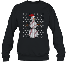 UGLY CHRISTMAS Baseball Snowman Holiday Santa Funny Men Gift Crewneck Sweatshirt Crewneck Sweatshirt - jonhlittlestore88